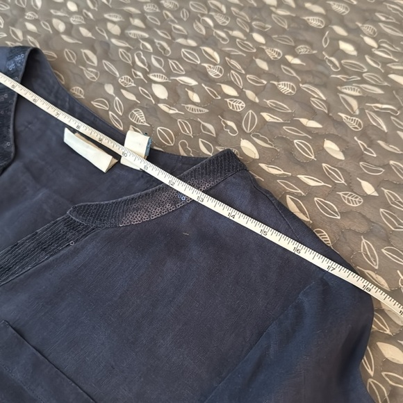 CHICO’S linen blouse, size 1 (small) - Picture 5 of 10